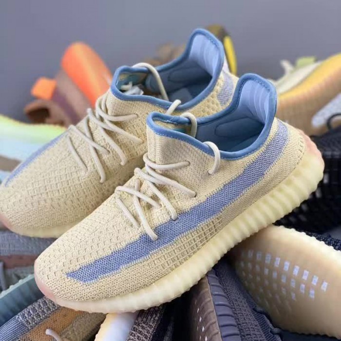 Adidas Yeezy Boost 350 V2 Running Shoes-Khkai/Gray-605585