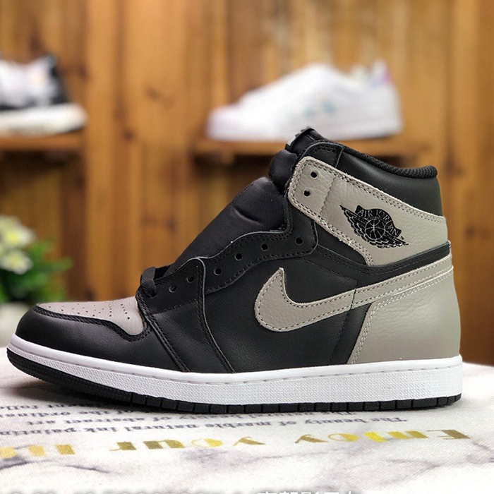 Crossover Jordan Air Jordan 1 OG Retro Royal Running Shoes-Black/Gray-8710056