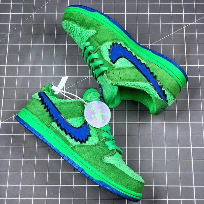 SB DUNK LOW PRO QS Running Shoes-Green/Blue-5289356