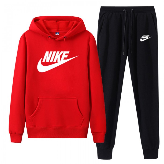 2 Piece Hooded Autumn and Winter Sweatshirts Long Sleeve Sweater Long Pants Set Casual Clothes-2872827
