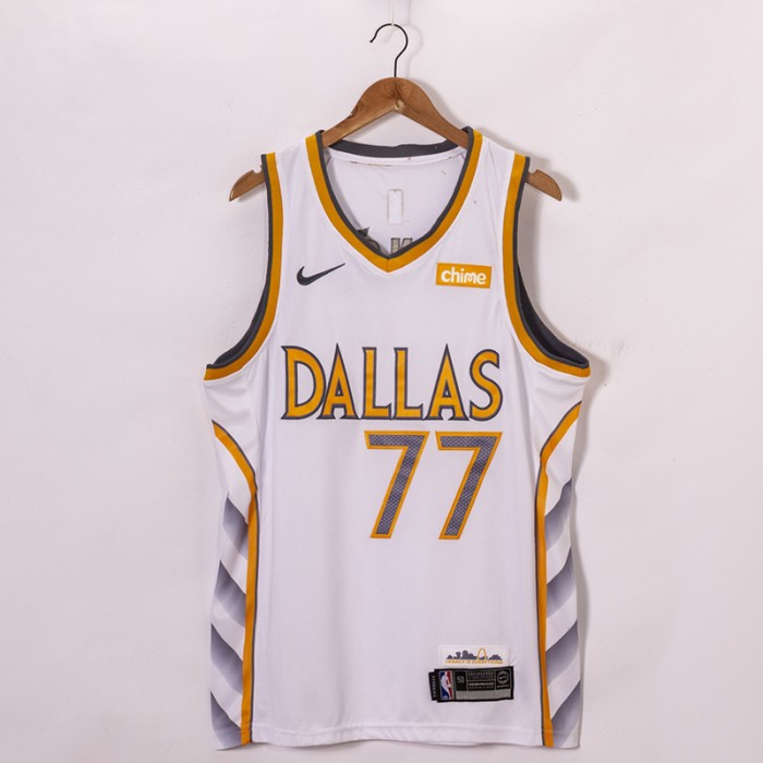 2021 Lone Ranger Dallas Mavericks No. 77 City Edition Jersey-5194521