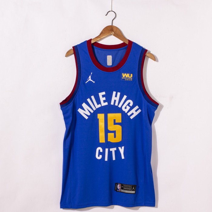 2021 Mile High Denver Nuggets No. 15 Jersey-9569053