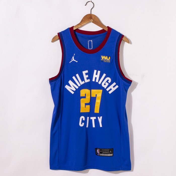 2021 Mile High Denver Nuggets No. 27 Jersey-7380965