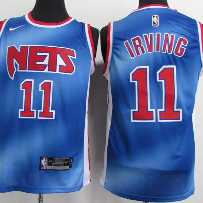 2021 New Brooklyn Nets No. 11 Retro Gradient Blue-6240761