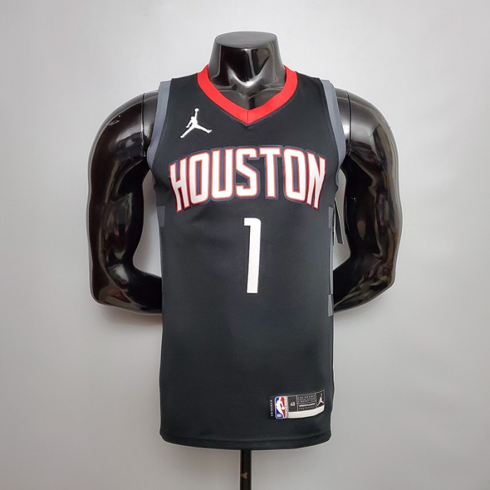 New Rockets Jordan McGrady#1 Theme Limited City Edition Black-8077132