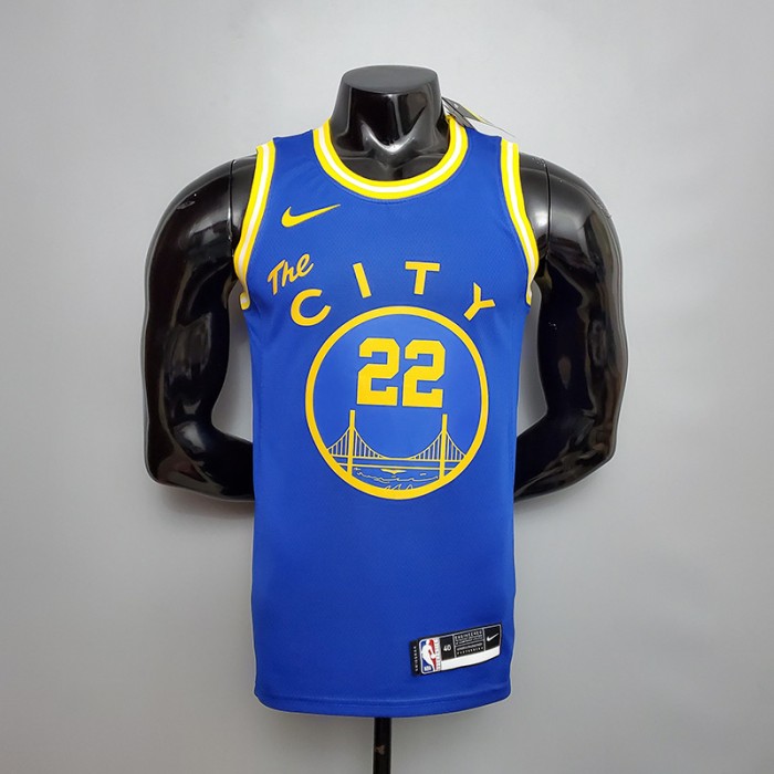 Tram version DURANT#22 Golden State Warriors blue NBA jersey-8040427