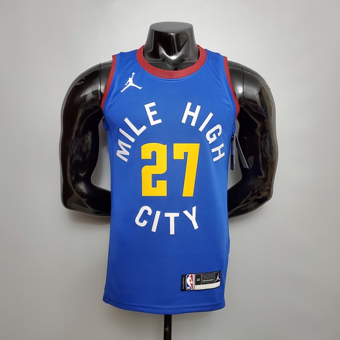 New Nuggets Jokic #27 Theme Limited City Edition Blue-8400113