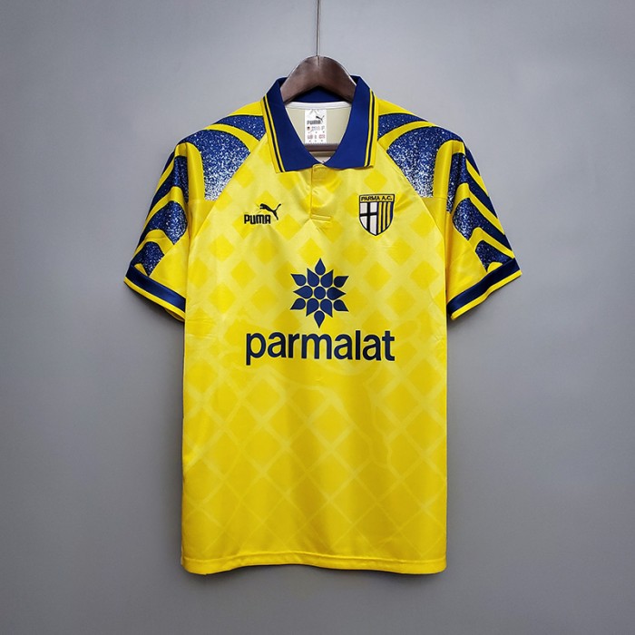 Retro Palma 95/97 Yellow Parma Calcio short sleeve training suit-3635236