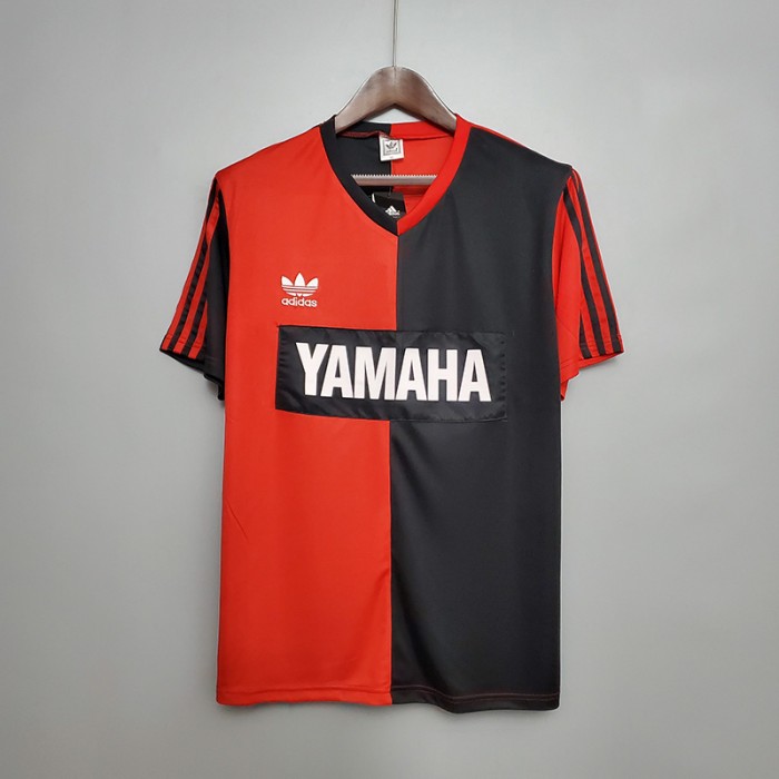 Retro Newell Old Boy 93/94 Red and Black short sleeve training suit-2661697