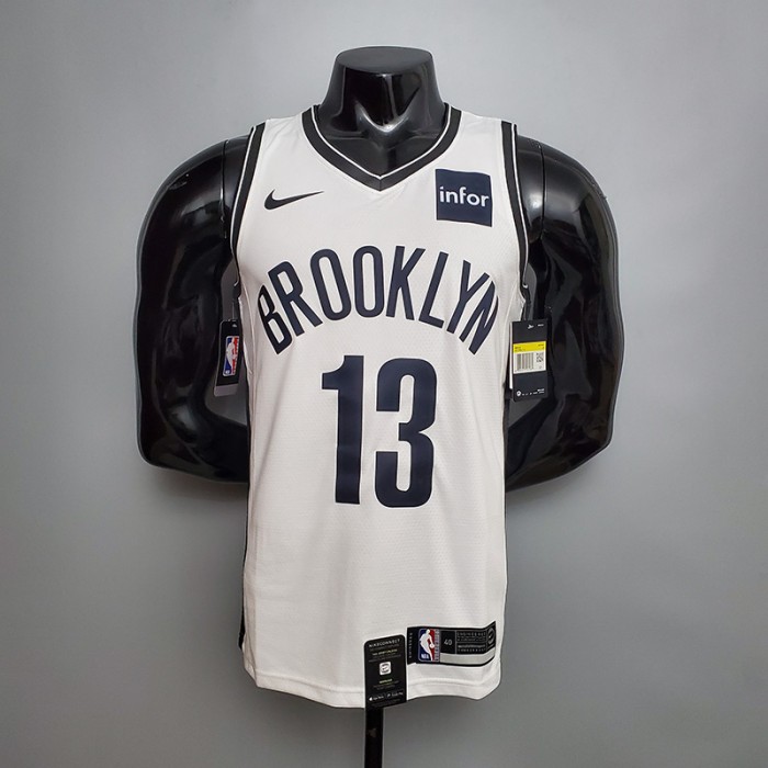 Brooklyn Nets Harden #13 White-8874388