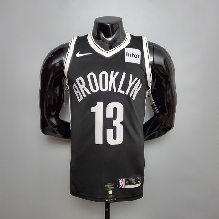 Brooklyn Nets Harden #13 Black-9242547