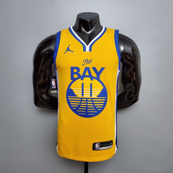 New THOMPSON#11 Golden State Warriors yellow NBA jersey-745672