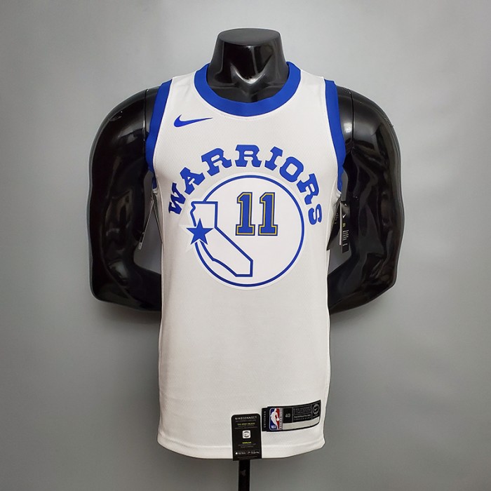 Retro version THOMPSON#11 Golden State Warriors white NBA jersey-4071035
