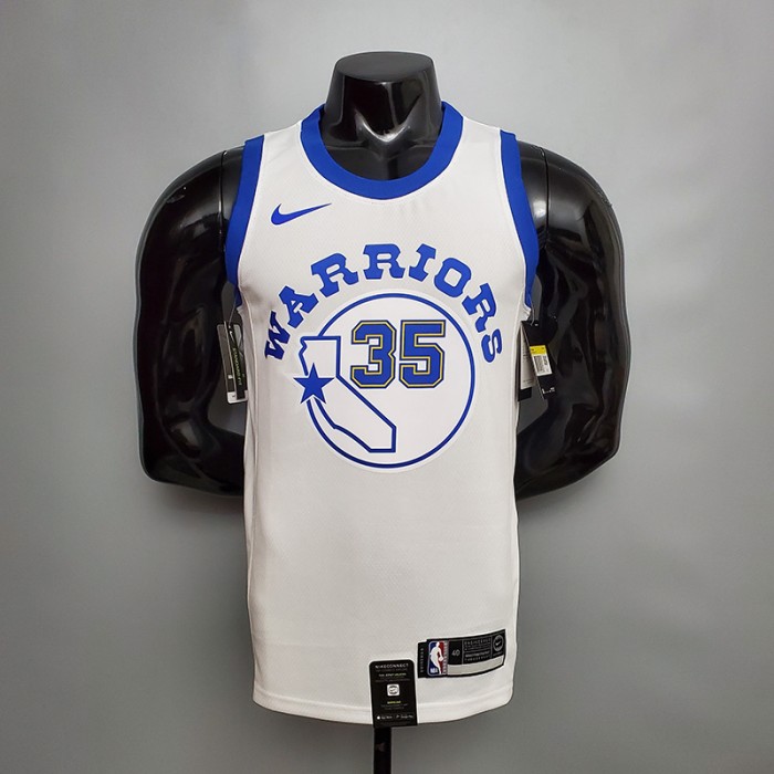 Retro version DURANT#35 Golden State Warriors white NBA jersey-1602921
