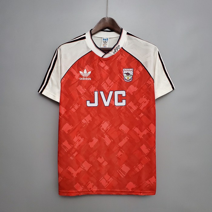 Retro 90/92 Arsenal home short sleeve training suit-8248194