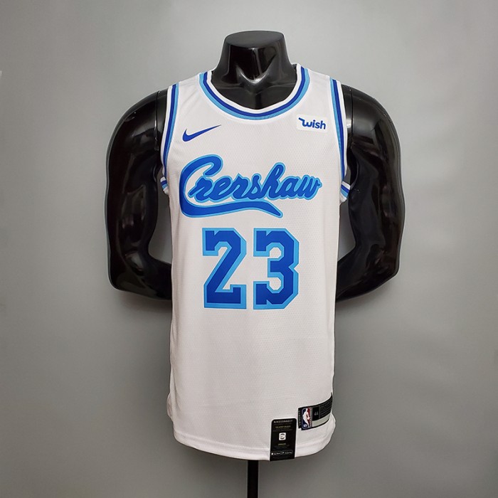 New James #23 Lakers white NBA jersey-8953360