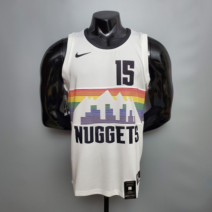 JDKIC#15 Nuggets City Edition white jersey-6387434