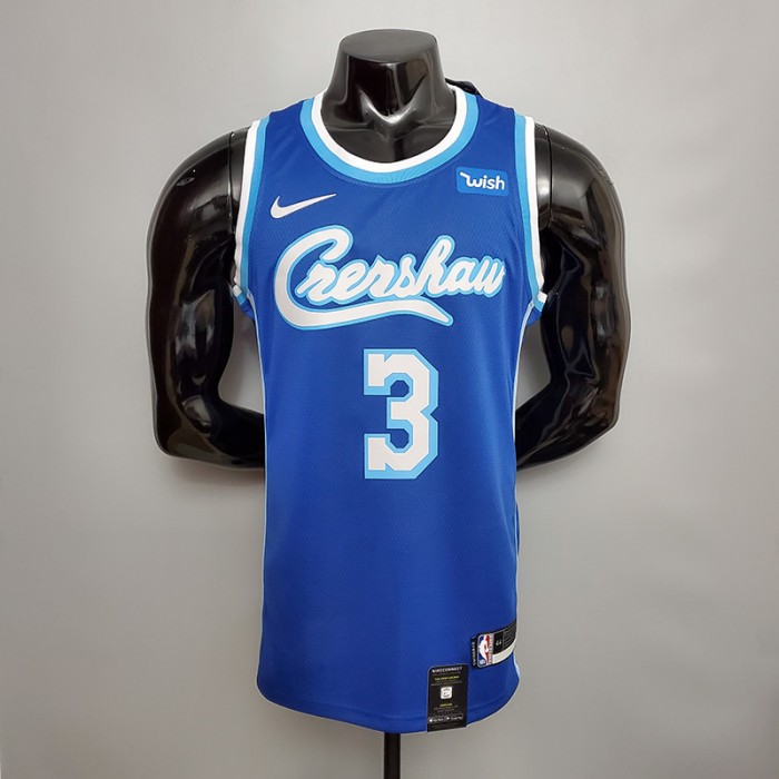 New DAVIS#3 Lakers blue NBA jersey-3035973