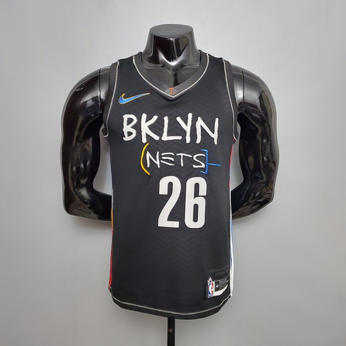 New Brooklyn Nets DINWDDIE#26 City Edition Black-7760127