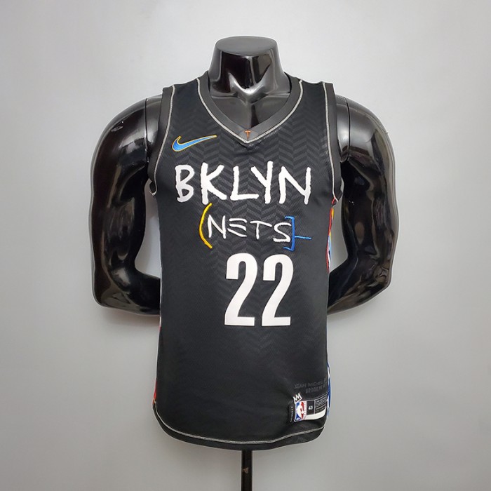 New Brooklyn Nets LEVERT#22 City Edition Black-1328846