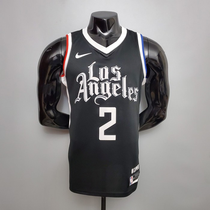 New LEONAR0#2 Los Angeles Clippers Black NBA jersey-2133296