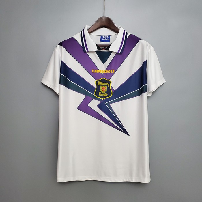Retro Scotland 94/96 White sleeve training suit-8569507