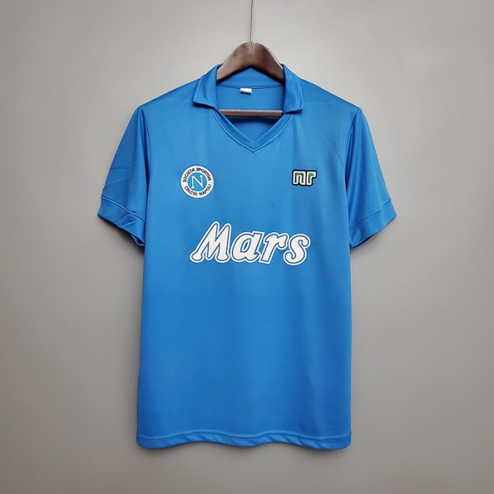 Retro Naples 88/89 home sleeve training suit-6594342