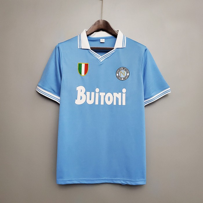 Retro Naples 88/89 home sleeve training suit-5972782