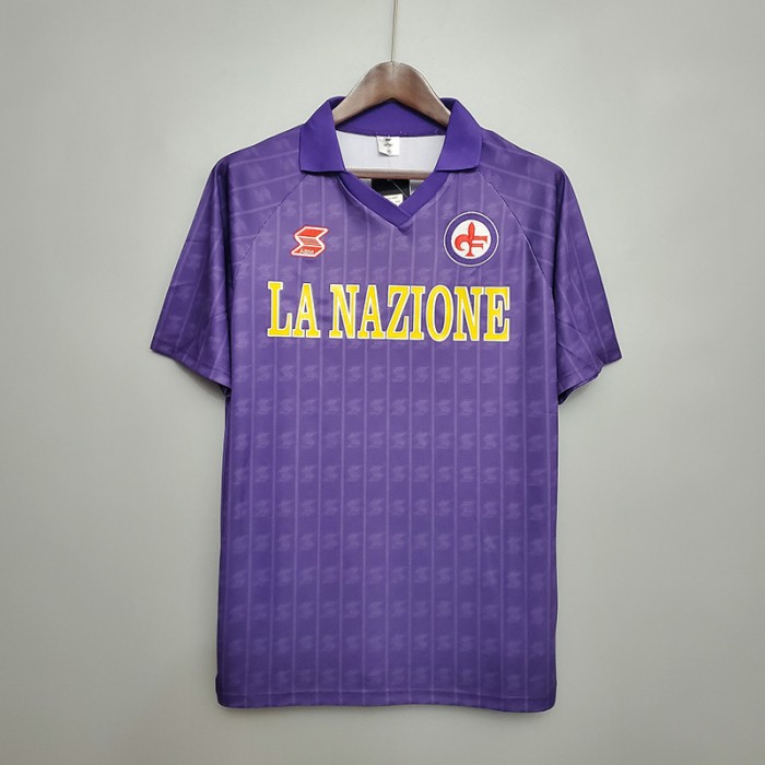 Retro Florence 89/90 home sleeve training suit-2536100