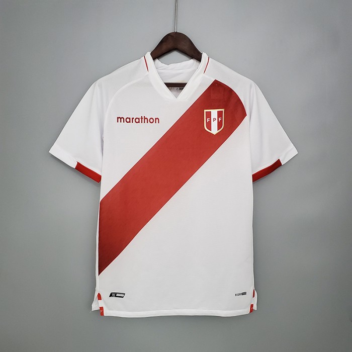 2020 Peru home short sleeve training suit-6621352