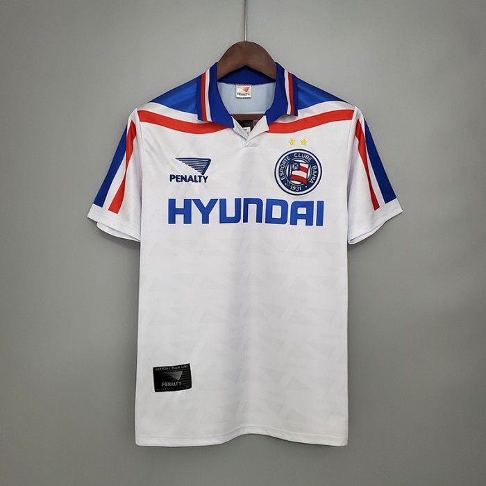 Retro Bahia 98/99 home short sleeve training suit-6381684