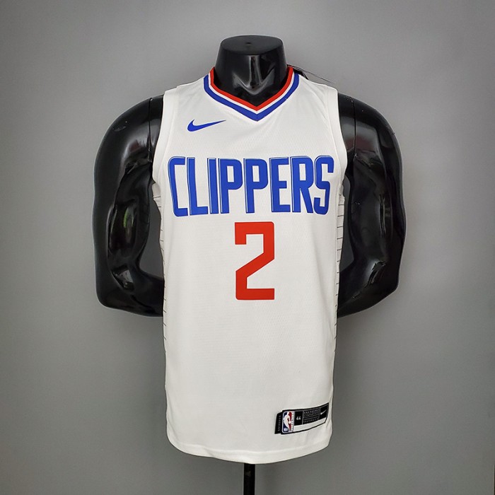 LEONARD#2 Clippers Limited Edition White NBA Jersey-5387783