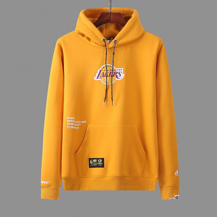 NBA Sweater Los Angeles Lakers Co-branded Yellow-2622540