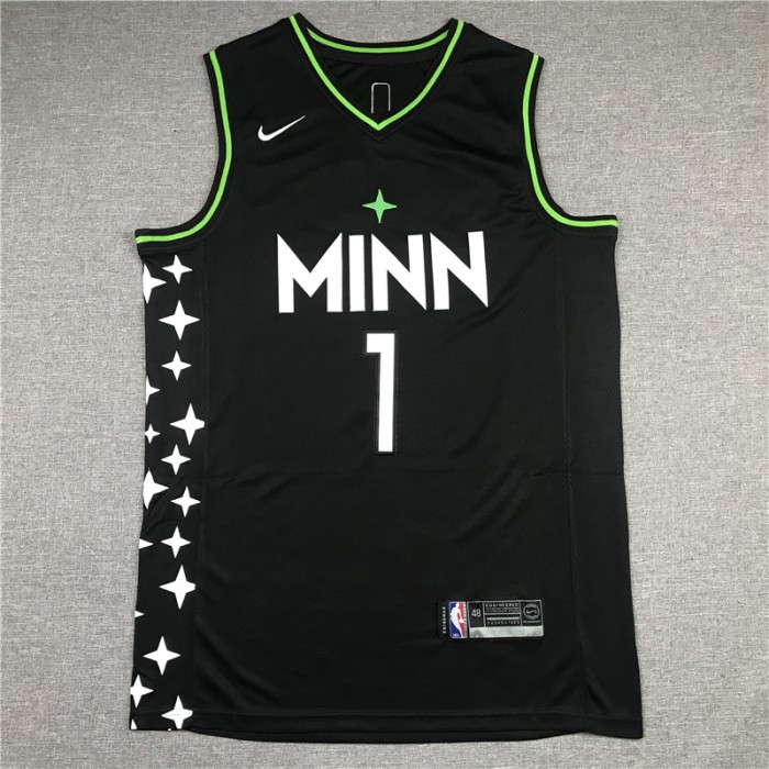 Minnesota Timberwolves #1 Black City Edition-3311904