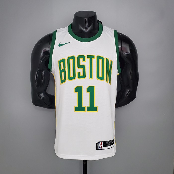 Irving #11 Celtics White Platinum Limited NBA jersey-7055584