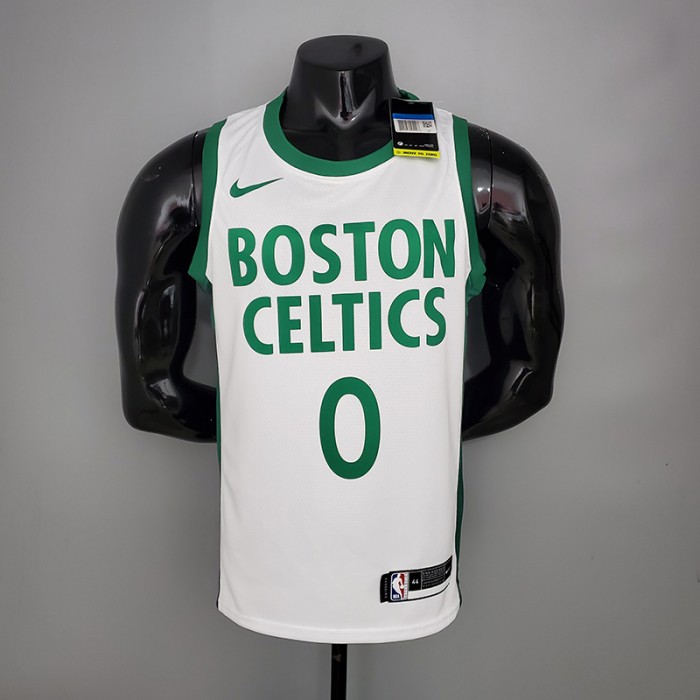 TATUM #0 Celtics White City Edition NBA jersey-9562439