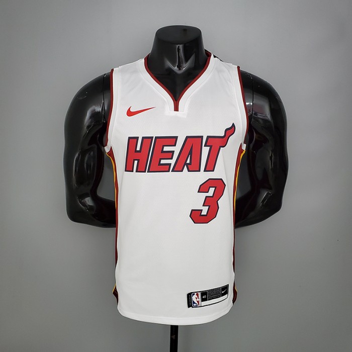 Miami Heat WADE#3 white NBA Jersey-7785195