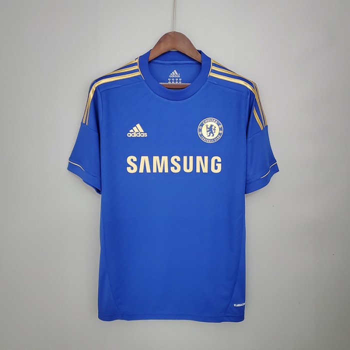 Retro Chelsea 12/13 home short sleeve training suit-5446081