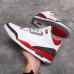 Air Jordan 3 AJ3 Running Shoes-White/Red_41328