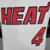 Miami Heat OLADIPO#4 white NBA Jersey