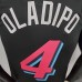 OLADIPO#4 Miami Heat black NBA jersey