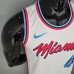 OLADIPO#4 Miami Heat White NBA jersey