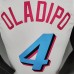 OLADIPO#4 Miami Heat White NBA jersey