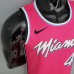 OLADIPO#4 Miami Heat pink NBA jersey