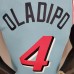 OLADIPO#4 Miami Heat blue NBA jersey