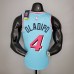OLADIPO#4 Miami Heat blue NBA jersey