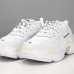 Balenciaga Triple S Sneaker 17FW ins Running Shoes All White 5871987