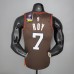 2021 ROY#7 Trail Blazers City Edition Brown NBA Jersey