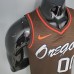 2021 ANTHONY#00 Trail Blazers City Edition Brown NBA Jersey