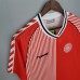 Retro Denmark 1986 home version short sleeve training suit